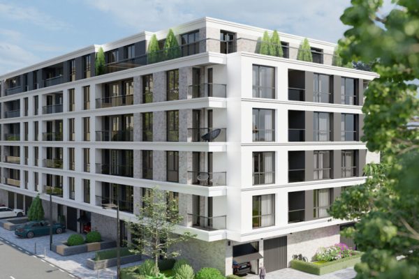 Нова сграда до метростанция Сливница