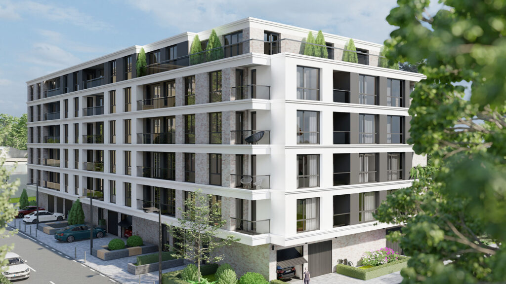 Нова сграда до метростанция Сливница